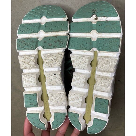 On Cloud Cloudswift 3 Mens Size 8.5M Running Shoes Sneakers White Sage Green